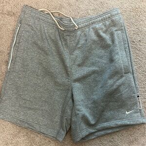 Nike Gray Athletic Shorts with Drawstring NWT
